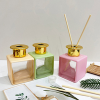 Diffuseur de parfum d'intérieur personnalisé en verre de 150 ml, huile essentielle d'aromathérapie longue durée, ensemble de diffuseurs à bâtonnets, désodorisant d'ambiance