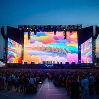 Écran LED géant d'extérieur étanche P2.9 P3.91 P4.81 pour location de scène, panneau mural vidéo LED pour concert - Prix