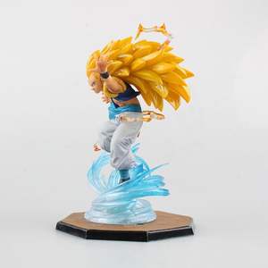 Figura de Anime de 16 cm, <span class=keywords><strong>Gotenks</strong></span> F.Zero Super Saiyan Goten <span class=keywords><strong>Goku</strong></span>, Figura de Acción, Modelo de PVC, Figura de Anime, Juguete para Niños, Adornos - Product Image 2