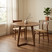 Table à manger ronde nordique moderne, mobilier de salle à manger minimaliste, design gain de place