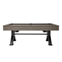 Table de billard JX-926 au design moderne de 7 pieds, table de billard contemporaine, table de billard personnalisable en MDF+mélamine, table de baby-foot