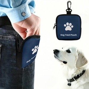 Quhconpet Eco-Friendly Waterproof IP67 Portable Polyester <b>Dog</b> Treat Bag with Zipper Closure for Training & <b>Bathing</b> Accessories - Product Image 3