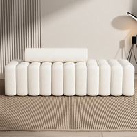 Banc à chaussures et ottoman design nordique personnalisable en bois pour entrée, couloir et vestiaire