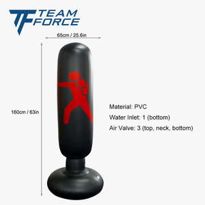 New Protective Flocking <strong>Inflatable</strong> Boxing Column Professional Free Standing <strong>Punch</strong> Exercise Kick Boxing Punching <strong>Bag</strong> - Product Image 2