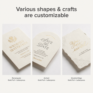 Suite di Inviti Matrimoniali di Lusso in Carta di Cotone Ultra Spessa Bianca con Bordo Frastagliato a Mano, Sigillo in Cera, RSVP e Stampa Personalizzata Letterpress - Product Image 6