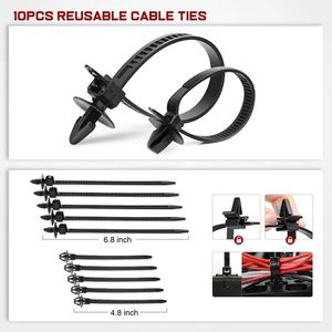 635 pièces/boîte, 24 types de clips de fixation en plastique pour voiture, ensemble de rivets de retenue à pousser pour carrosserie, pare-chocs, garnitures de porte et panneaux - Product Image 4