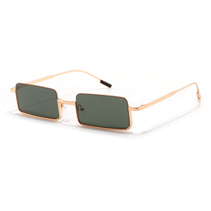 Gafas de Sol Rectangulares Unisex con Marco Metálico Completo, Protección UV400 para Adultos - Product Image 6