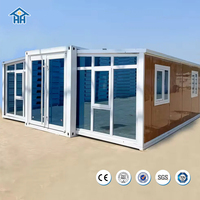 20/40 Fuß Neues Design 2-Zimmer Modernes Bewegliches Versandfähiges Vorgefertigtes Erweiterbares Containerhaus Modulares Containerhaus