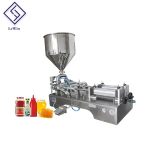 เครื่องบรรจุเนื้อโลชั่น Birdnest Mince พร้อมเครื่องผสม,ครีมขี้ผึ้งร้อนน้ำผึ้งสีครีมเติมเครื่องสำอางผงซักฟอกแชมพู - Product Image 1