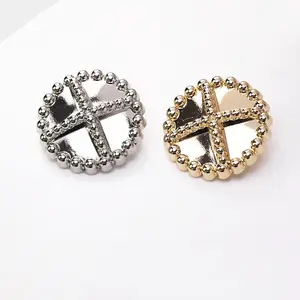 Superior quality botones fashion sewing buttons fashion shank buttons metal designer coat buttons