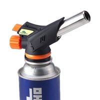 Keman Chalumeau en acier inoxydable sans préchauffage MT-2915, allumeur de charbon de bois pour barbecue extérieur alimenté par cartouche