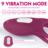 S-hande Großhandel Penisring Cockring Sexspielzeug für Männer Klitoris-Stimulation Leidenschaftlicher Vibrator-Ring für Männer