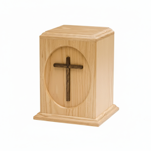 Urnes de crémation en bois de style américain moderne faites à la main de super qualité pour les adultes masculins et féminins urnes décoratives - Product Image 1