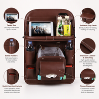 Organiseur de siège arrière de voiture 1 pc, housses de siège avec support de tablette et plateau pliable, organiseur de qualité Durable