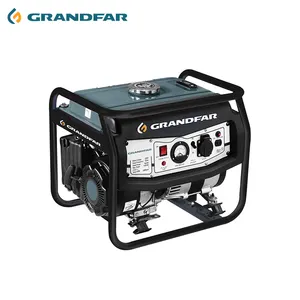 Grandfar DC 12V silencioso 220 voltios 17HP generador de energía de gasolina trifásico para uso doméstico y camping