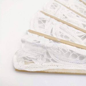 21Cm Bamboo Silk As Souvenir <b>Gifts</b> Lace Hand Fan - Product Image 5