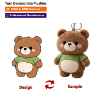 Boneka Beruang Pemadam Kebakaran Berkualitas Tinggi, Warna & Logo Dapat Disesuaikan, Isi Kapas PP, Mainan Souvenir Unisex