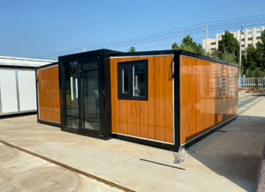 Casa Prefabbricata Espandibile a 3 Camere da Letto Pronta all'Uso per <span class=keywords><strong>Hotel</strong></span>, Case Modulari con <span class=keywords><strong>Base</strong></span> in Acciaio, Design Moderno - Product Image 3