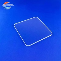 Plaque Circulaire Optique en Quartz Naturel Transparent Ultra-Fin 0,2 mm, Résistante à la Corrosion à Haute Température, pour le Soudage