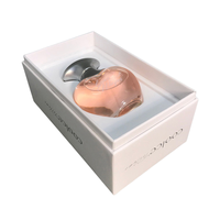 Haute qualité avec logo blanc petite boîte pour parfum flacon de parfum rigide avec boîte parfum de luxe couvercle et boîte de base