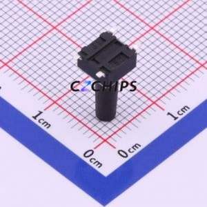 TS-1095S-A165B2-C2D1 Tactile Switch SMD-4P,6x6mm Switch Single Pole Single Throw Round Button 1.8N Vertical Mount - Product Image 2