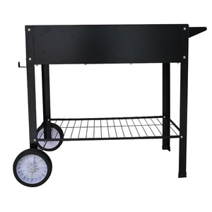 VERTAK Elevated Raised Garden Bed with <b>Wheels</b> Metal Planter Box Outdoor for Vegetables Herbs Flowers - Product Image 2
