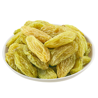Raisins verts entiers séchés de Chine, en vrac, sous vide, traités par procédé AD pour la conservation de l'eau, doux, collation comestible