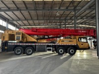 Grúa Móvil Telescópica Usada ZOOMLION STC400T de 40 Toneladas con Pluma de 15m, Motor, Bomba y Sistema PLC, Rodamiento Evangel