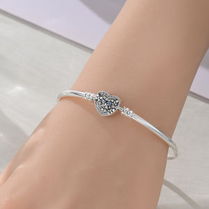 All'ingrosso argento squisito placcato duro per il braccialetto originale farfalla stella luna Design di moda gioielli in rilievo regali zircone principale - Product Image 2