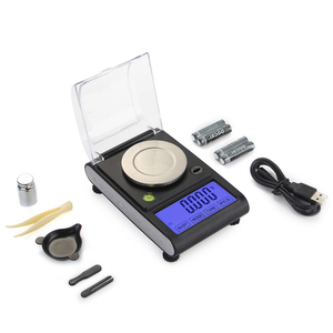 Changxie Hot Selling 20g 50g 0,001g LCD Digital Taschen waage Schmuck Gold Gramm Balance Gewichts waage - Product Image 5