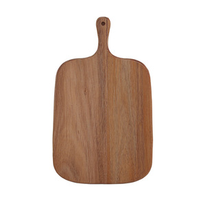 Acacia Wood Cutting <b>Board</b> Rectangle Multifunctional With Handle For Kitchen Fruit Cheese Serving Lightweight Durable Reusable - Product Image 3