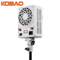 Kdbao 300W COB Lampe de remplissage pour diffusion en direct, portable, éclairage vidéo continu, télécommande, éclairage de beauté extérieur