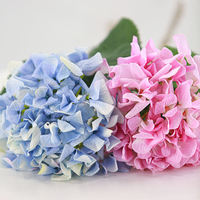Hydrangeas artificiels réalistes en gros pour la décoration de la maison, du salon, des festivals, Noël, le Nouvel An et les accessoires de photographie