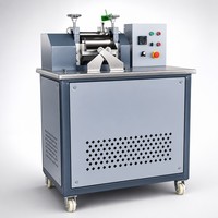 Máquina de Peletización de Plástico, Molino Abierto de Dos Rodillos para Laboratorio, Línea de Producción Piloto para Mezcla y Granulación de Láminas de Espuma EVA, con Certificación CE