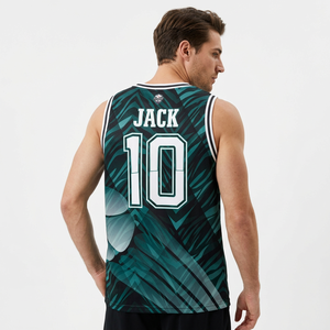 Camiseta de Baloncesto para Hombre HAQ MEHARBAN SPORTS, Sin Mangas, Sublimada, Impresa, Absorbente de Humedad, Corte Regular, para Todas las Temporadas, Adulto, Parte Delantera - Product Image 2