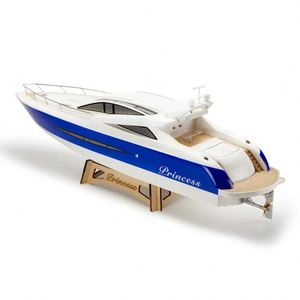 Yate de Lujo TFL 1305, <span class=keywords><strong>Lancha</strong></span> Grande de Fibra de Vidrio Tipo Princesa de 1310 mm, Barco <span class=keywords><strong>RC</strong></span> a <span class=keywords><strong>Gasolina</strong></span> con Motor de 30 CC, Barco ARTR con Doble Timón - Product Image 3