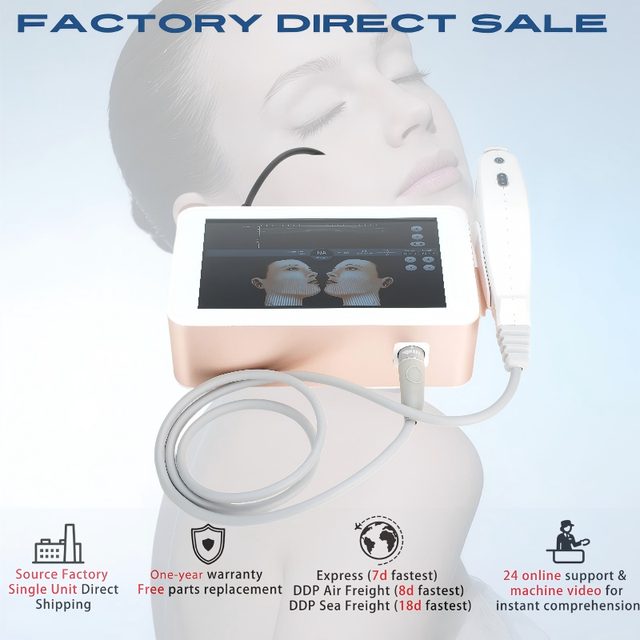 Portable 7D Anti-Wrinkle Machine with 7 Cartridges ABS Material Anti-Aging Beauty Salon Equipment