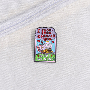 Badge amusant et original de <span class=keywords><strong>Thomas</strong></span> le Petit Train, inspiré des dessins animés et films japonais - Product Image 4