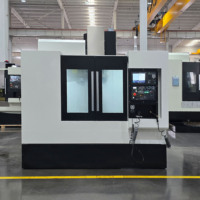 Centre d'usinage vertical VMC855, machine de fraisage CNC, contrôleur Fanuc/3/4 axes, haute précision, broche BT40, 24 outils