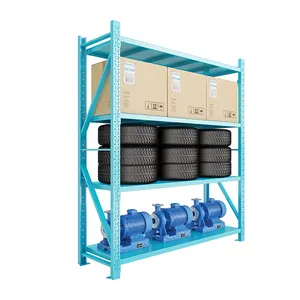 High Quality 5 Tier Boltless Industrial Racking Unit Rak