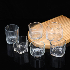 Frasco de Vidrio Transparente para Boticario, Logotipo Personalizado, OEM, Venta al por Mayor de Fábrica, Decorativo, de Alta Calidad, Base Gruesa, Contenedor para Velas Aromáticas - Product Image 6