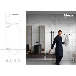 Canyon Grey Onyx Glossy Porcelain Tiles 24x48 Inch Modern Polished Surface for Elegant Interior Floors - Product Image 6