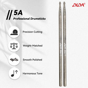5A 5B 7A stik drum kayu ringan tahan lama tongkat latihan untuk drum aksesoris instrumen musik - Product Image 5