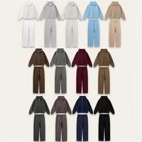 Pantalon Homme Grande Taille Personnalisable Style Urbain Automne Décontracté Confortable à Cordon de Serrage Doublure Polaire Coupe Droite Ample