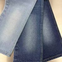 Tissu denim 12,2 oz en coton et polyester, sergé cassé, largeur 180-182, vente en gros pour vêtements, jupes et jeans