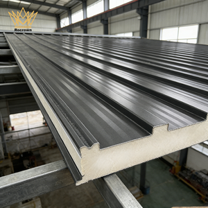 Paneles Sándwich Aislantes de Aluminio <span class=keywords><strong>para</strong></span> Techos y Canaletas de Lluvia, Diseño Moderno y Ecológico <span class=keywords><strong>para</strong></span> Cámaras Frigoríficas, Talleres y Edificios Exteriores - Product Image 1