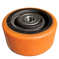 Longue durée de vie, 125x60/64-20 mm, Référence Linde 0009933803 Roue de soutien supplémentaire en polyuréthane durable