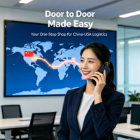 Expédition de Chine vers les États-Unis DDP porte-à-porte via Top10 Freight Forwarder LCL+Express pour Amazon FBA, service logistique complet (15-25 jours)