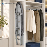 Planche à repasser rotative murale escamotable et pliable pour armoire, gain de place