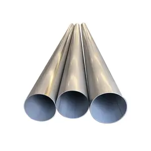 304 301 Stainless Steel Decorative Pipe 316 Brushed Stainless Steel Round Seamless Pipe Tube